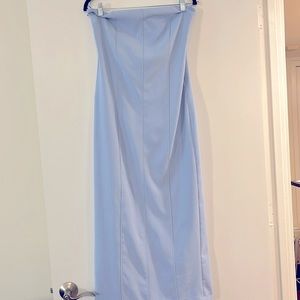 Zara midi strapless dress NWT